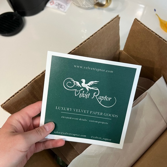 Velvet Raptor Table Numbers - Picture 3 of 4